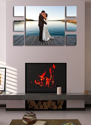 Split canvas prints - Wall 7